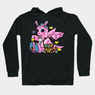 Pink Easter Dragon Hoodie